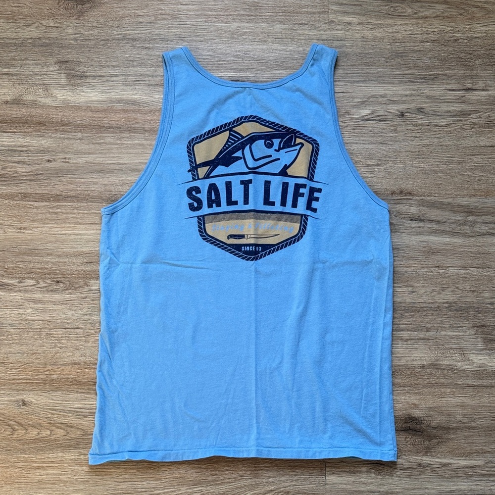 Salt Life Men's Light Blue Tank